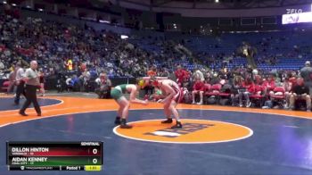 144 lbs Semis & 1st Wrestleback (8 Team) - Aidan Kenney, Coal City vs Dillon Hinton, Vandalia