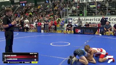 77 lbs Semifinal - Sloan Sears, IL vs Tj Markijohn, NC