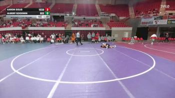 113 lbs Round 1 (16 Team) - Albert Goodwin, Rockwall vs Aaron Solis, Cedar Park Vista Ridge