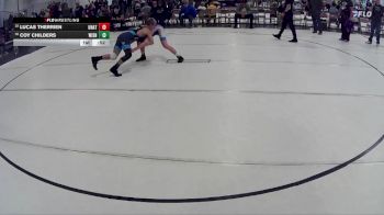 123 lbs Cons. Round 5 - Lucas Therrien, Gothenburg Jr. Wrestling Club vs Coy Childers, Nebraska Elite Wrestling Club