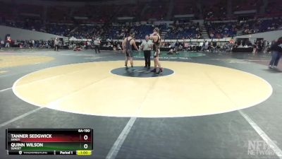 6A-190 lbs Cons. Round 2 - Tanner Sedgwick, Sandy vs Quinn Wilson, Sunset