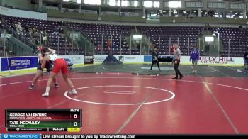 215 lbs Champ. Round 2 - Tate McCauley, Tioga Sr HS vs George Valentine, North Penn Liberty High School