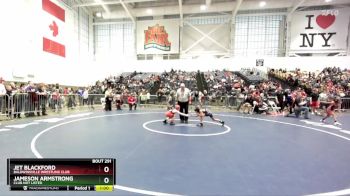 61 lbs Cons. Round 3 - Jet Blackford, Baldwinsville Wrestling Club vs Jameson Armstrong, Club Not Listed