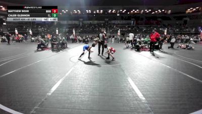 61 lbs 5th Place - Matthew Behr, Manalapan vs Caleb Glennon, F.l.o.w.