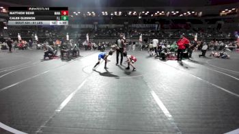 61 lbs 5th Place - Matthew Behr, Manalapan vs Caleb Glennon, F.l.o.w.