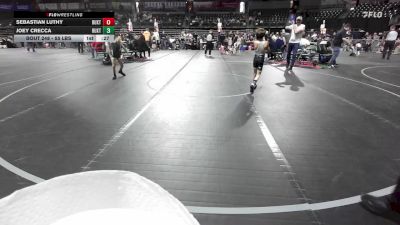 55 lbs Semifinal - Sebastian Luthy, Buxton (NJ) vs Joey Crecca, Buxton (NJ)