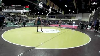 190 lbs Champ. Round 3 - Spencer Lange, La Costa Canyon vs Noah Daniels, Sheldon