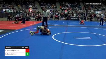 58 lbs Consolation - Adonis Washington, Harvey Twisters vs Sanchir Edington, North Alabama Elite Wrestling