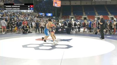 138 lbs Champ. Rd Of 128 - Noriel Gonzalez, Connecticut vs Mason Langlois, Michigan