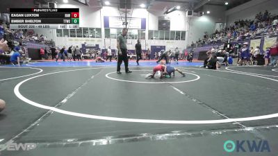 49 lbs Rr Rnd 3 - Eagan Luxton, Raw Wrestling Club vs Ember Shelton, Team Tulsa Wrestling Club