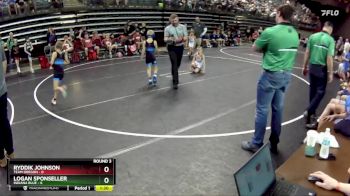 55 lbs Round 3 (6 Team) - Logan Sponseller, Indiana Blue vs Ryddik Johnson, Team Oregon