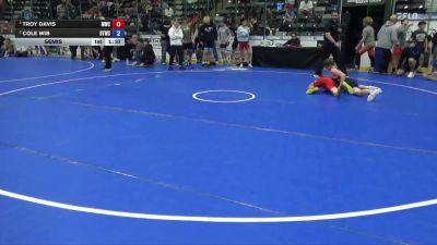 113 lbs Semis - Troy Davis, MWC vs Cole Wib, BTWC