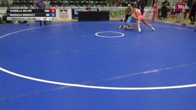 135 lbs 1st Place Match - Isabella Miller, Big Game Wrestling Club vs Mariaha Benedict, Sebolt Wrestling Academy