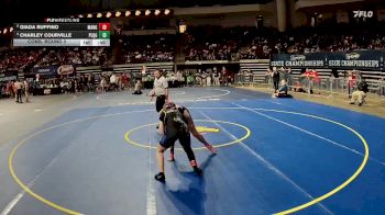 G 114 lbs Cons. Round 3 - Charley Courville, Plaquemine Girls vs Giada Ruffino, Mandeville Girls