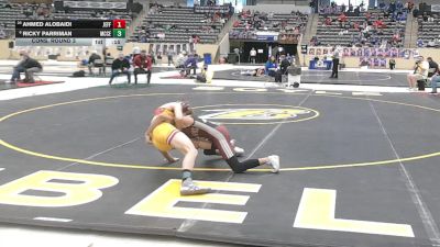 113 lbs Cons. Round 3 - Ahmed Alobaidi, Jeffersontown vs Ricky Parriman, Mccreary Central