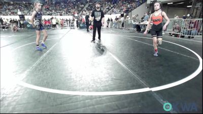 70 lbs Rr Rnd 2 - Melissavette Alba, Cowboy Wrestling Club vs Lakely Kraft, Bridge Creek Youth Wrestling
