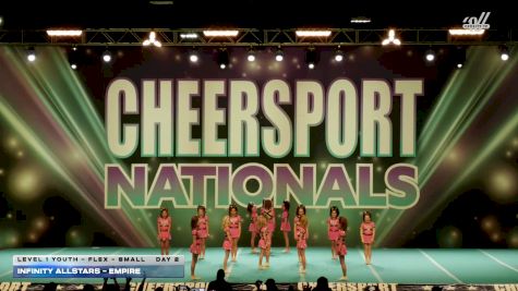 Infinity Allstars - Empire [2026 L1 Youth - Flex - Small Day 2] 2026 CHEERSPORT National All Star Cheerleading Championship