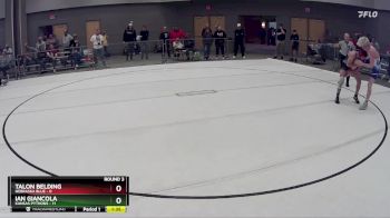 123 lbs Round 3 (8 Team) - Ian Giancola, Kansas Pythons vs Talon Belding, Nebraska Blue