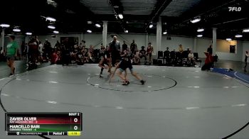 80 lbs Semis (4 Team) - Zavier Olver, Mat Assassins Red vs Marcello Bari, Cordoba Trained