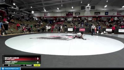 149 lbs Cons. Round 4 - Skyler Caban, Belmont Abbey vs Torry Early, Chadron State