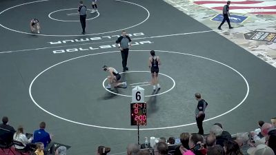 125 lbs Champ. Round 1 - Finley Evjen, Canton vs Cameron Larson, Pierre T.F. Riggs