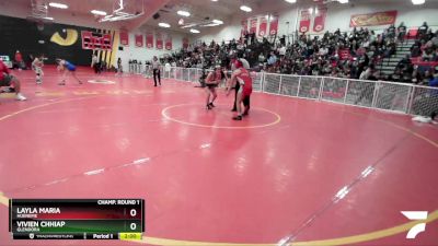 130 lbs Champ. Round 1 - Layla Maria, Hueneme vs Vivien Chhiap, Glendora