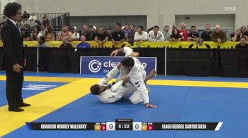 Hiago George Santos Silva vs Brandon Woodly Walensky 2025 World Master IBJJF Jiu-Jitsu Championship