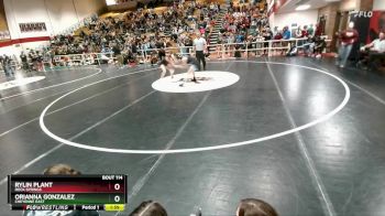105 lbs Champ. Round 2 - Rylin Plant, Rock Springs vs Orianna Gonzalez, Cheyenne East