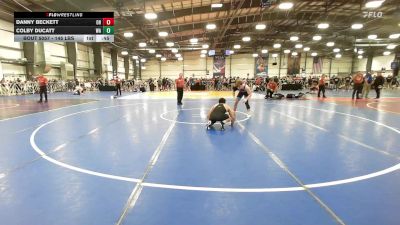 145 lbs Consi Of 64 #2 - Danny Beckett, OH vs Colby Ducatt, WA