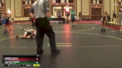 75 lbs Finals (8 Team) - Joseph Scala, Bitettio Trained vs Matteo Danise, SVRWC Silver