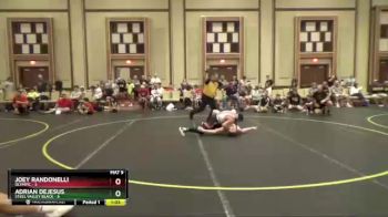 125 lbs Finals (8 Team) - Adrian DeJesus, Steel Valley Black vs Joey Randonelli, Olympic