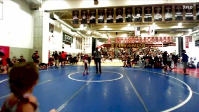 40 lbs Round 2 - Elila Jean Harlan, So Cal Hammers vs Jayleen Soto, Riverside Rascals
