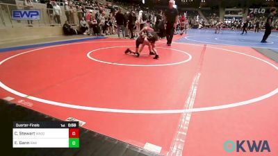 49 lbs Quarterfinal - Cary Stewart, Wagoner Takedown Club vs Elliot Gann, Raw Wrestling Club