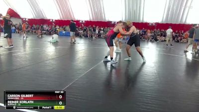 216-220 lbs Round 1 - Carson Gilbert, Waska/BBE vs Reiner Korlath, Buffalo