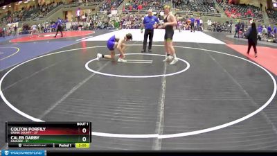 172 lbs Round 1 (4 Team) - Colton Porfily, Crook County vs Caleb Darby, Cascade