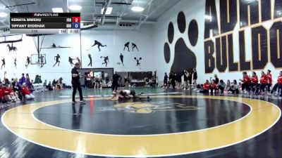 110 lbs Round 1 (16 Team) - Kenaya Mwehu, Frostburg Sate University vs Tiffany Stoshak, Sacred Heart University