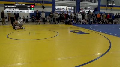 160 lbs R-64 - Seth Wilmoth, DuBois vs Logan Matrisch, Penn Trafford