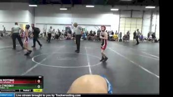 84 lbs Round 1 (8 Team) - Aiden Cykosky, Team Smyrna vs Logan Potting, U2 Upstate Uprising