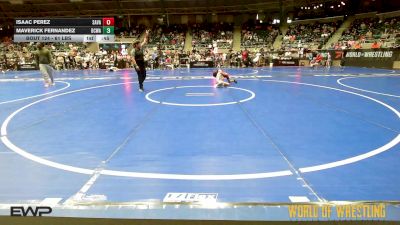 61 lbs Consi Of 8 #1 - Isaac Perez, Savage House Wrestling Club vs Maverick Fernandez, DCWA