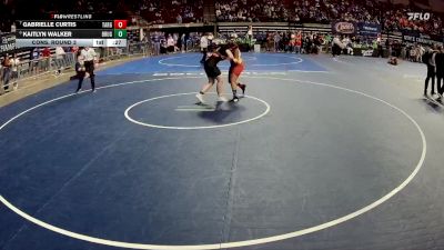 G 165 lbs Cons. Round 3 - Gabrielle Curtis, Tara Girls vs Kaitlyn Walker, Brusly Girls