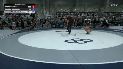 50 kg Cons. Rd Of 16 - Katey Valdez, Army(WCAP) vs Rayana Sahagun, Laker Wrestling Club