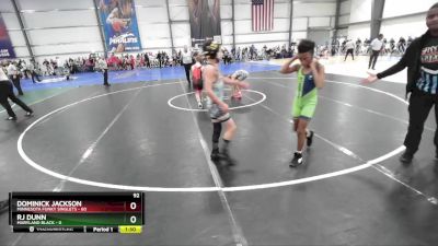 92 lbs Rd# 1 9:00am Friday - Dominick Jackson, Minnesota Funky Singlets vs RJ Dunn, Maryland BLACK