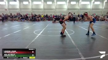 130 lbs Round 3 (6 Team) - Jaxson Lewis, The Wrestling Mill vs Nolan Kelly, Revolution Elite