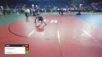 215 lbs Round Of 64 - Tristin Stephens, Ludlow vs Ian Mwangi, Chelmsford