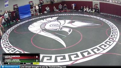 215 lbs Cons. Round 4 - Caden Lawson, El Dorado HS (Placentia) vs Lucas Rabonza, Arbor View