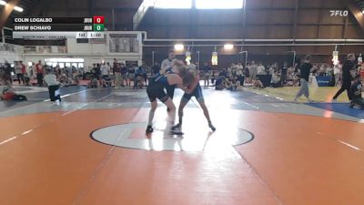 130 lbs 7th Place - Colin Logalbo, Journeymen vs Drew Schiavo, Journeymen