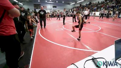 61 lbs Semifinal - Finn Millison, Verdigris Youth Wrestling vs Wyatt Webster, Claremore Wrestling Club