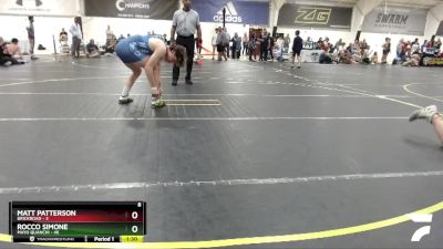 170 lbs Round 1 (6 Team) - Matt Patterson, Brickroad vs Rocco Simone, Mayo Quanchi