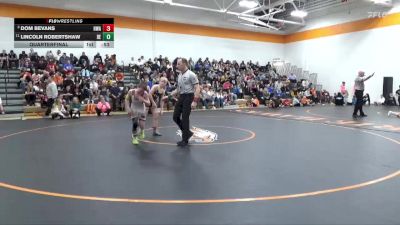 103 lbs Quarterfinal - Dom Bevans, Hawkeye Wrestling Academy vs Lincoln Robertshaw, DC Elite