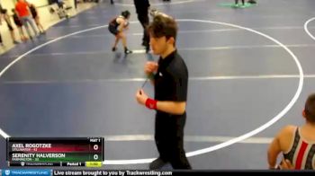130 lbs Round 2 (6 Team) - Axel Rogotzke, Stillwater vs Serenity Halverson, Farmington